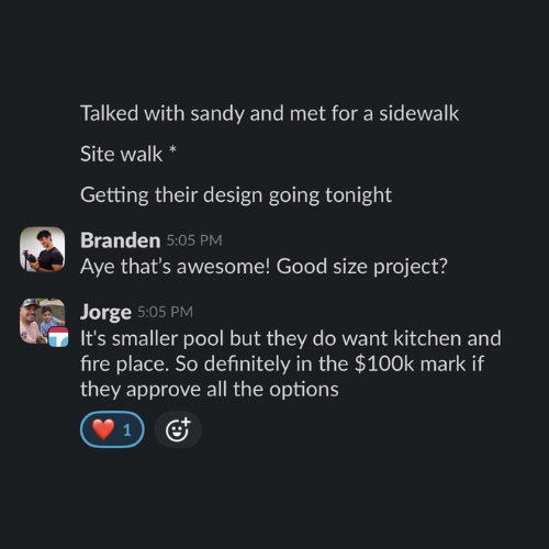 Client testimonial screenshot